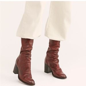Free People Elle Block Heel Booties